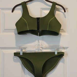 Olive Hoaka Full Set Swimwear